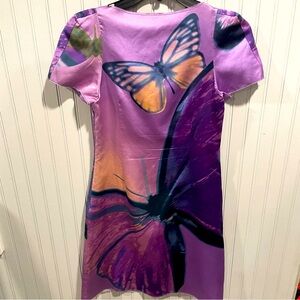 Vivienne Tam silk butterfly dress